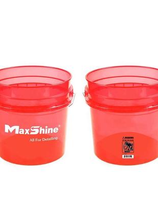 Maxshine detailing bucket відро для мийки автомобіля, 13л