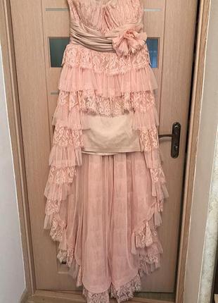 Плаття перлово-рожеве (відмінний вибір для випускного вбрання)