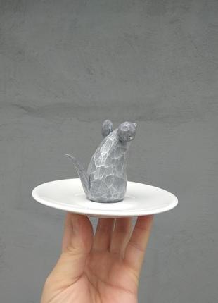Подставка для бижутерии символ года 2020 мышь крыса6 фото