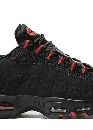 Nike air max 95 essential "black/red3 фото