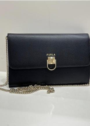 Сумка furla time venere small leather cross body bag