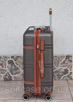 Большой  чемодан  с увеличением размера airtex 629 графитовый  france 🇫🇷 ♥️5 фото
