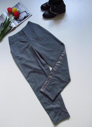 Легкие брюки на резинке с лампасами 💣4 фото