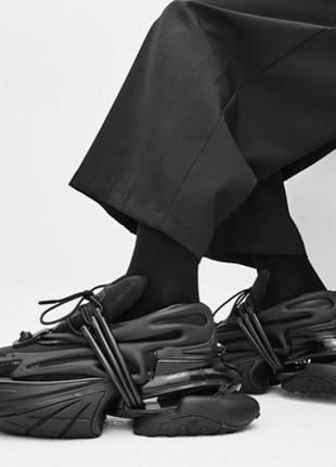 Женские кроссовки в стиле balmain 39 (25 см) черный v-118895 фото