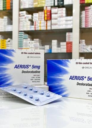 Aerius 5mg эриус от аллергии 20шт египет