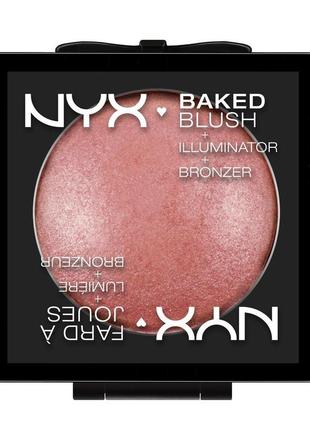 Запечені рум'яна nyx baked blush