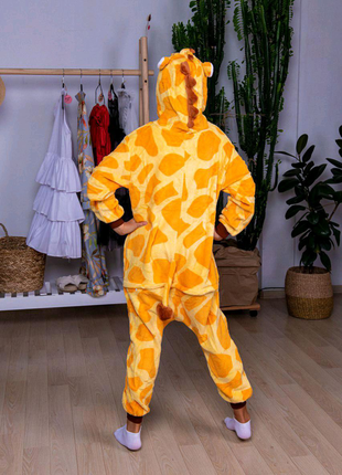 Піжама кигуруми жираф дитяча та доросла6 фото