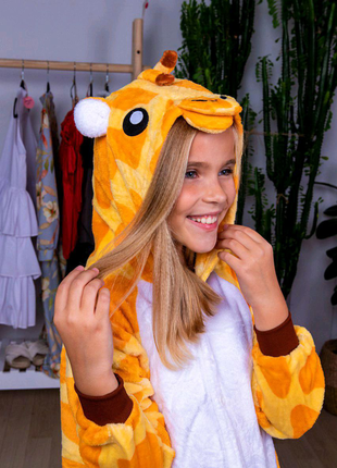 Піжама кигуруми жираф дитяча та доросла7 фото