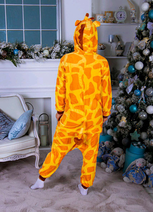 Піжама кигуруми жираф дитяча та доросла9 фото