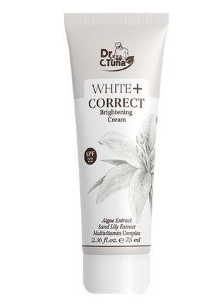 Отбеливающий крем white+ correct,75 мл,spf 22