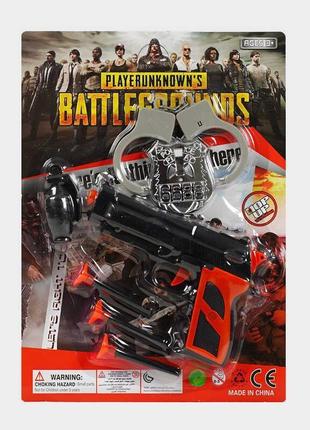 Військовий набір 929-10 (240/2) пістолет на присосках, наручни...