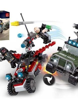 Конструктор ausini 25645 (12) "військова техніка", 317 деталей...