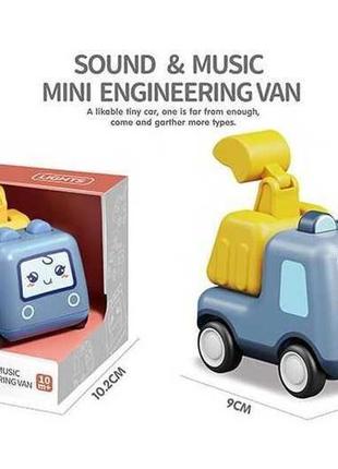 Машинка hl 2023-34 (96/2) "екскаватор", інерція, звуки, мелоді...