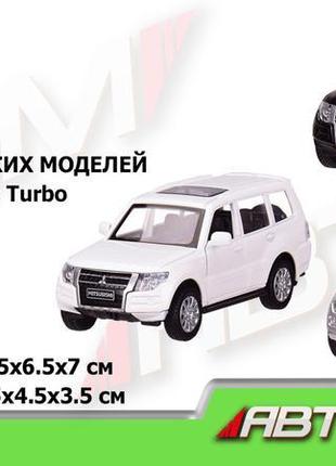 Іграшка машина метал "автопром", 1:43 mitsubishi pajero 4wd tu...