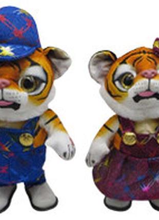 Іграшка муз.с рух. "тигрята-хлопчик, дівчинка" 26см, 2в. 8576 ...