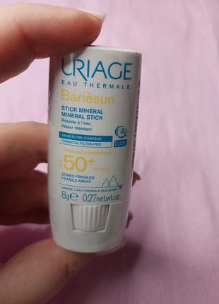 Uriage
bariésun mineral stick spf 50+
минеральное защитное средство для чувствительных мест spf 50+