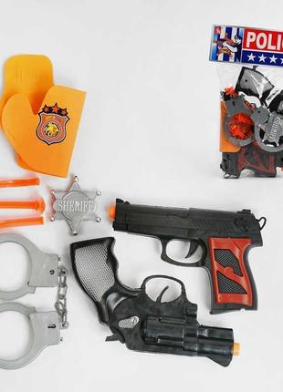 Поліцейський набір 25-33 (192/2) 2 пістолети, наручники, жетон...