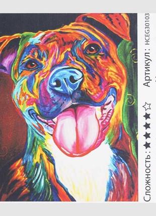 Картини за номерами hceg 30103 (30) "tk group", "песик", 30х40...