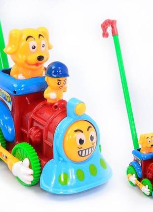 Каталка 333 (72/2) 2 види, паровозик, в пакеті
