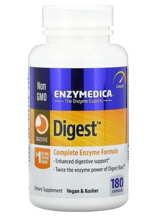 Enzymedica, digest, повна формула ферментів, 180 капсул