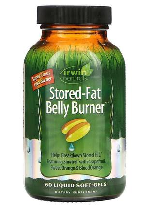 Irwin naturals, stored-fat belly burner, жироспалюючий засіб, ...