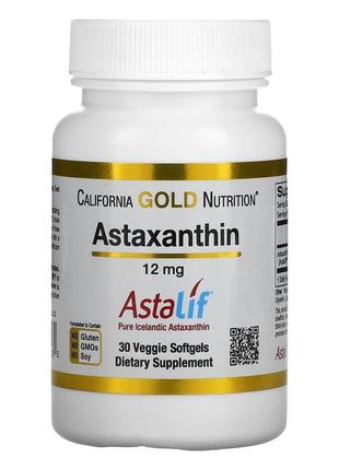 California gold nutrition, astalif, чистий ісландський астакса...
