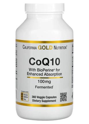 California gold nutrition, коензим q10 фармацевтичної чистоти ...