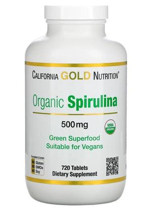 California gold nutrition, organic spirulina, usda organic, 50...