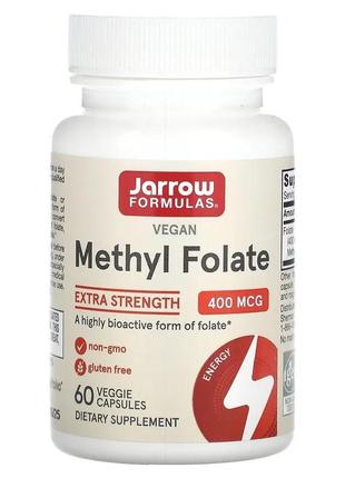 Jarrow formulas, метилфолат, 400 мкг, 60 вегетаріанських капсул