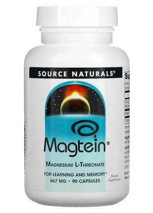 Source naturals, magtein, magnesium l-threonate, 667 mg, 90 ca...