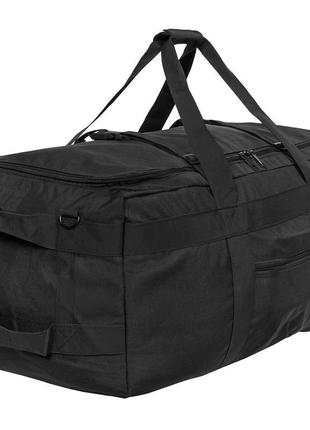 Оригінальна сумка mil-tec combat duffle bag 118 l 2in1 - black...