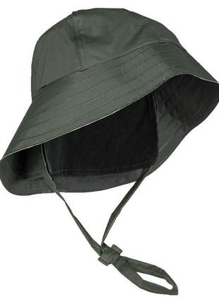 Протидощовий капелюх mil-tec rain hat - olive (10634001)