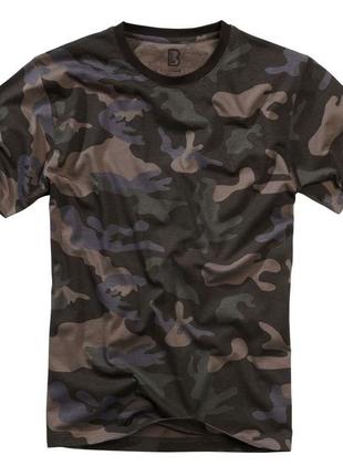 Оригінальна футболка brandit t-shirt - dark camo (4200-4)