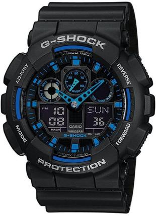 Оригінальний годинник casio g-shock original ga-100-1a2er