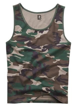 Оригінальна футболка без рукавів brandit tank top- woodland (4...