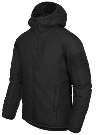 Оригінальна тактична куртка helikon wolfhound hoodie - black1 фото