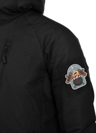 Оригінальна тактична куртка helikon wolfhound hoodie - black10 фото