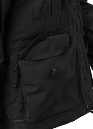 Оригінальна тактична куртка helikon sas smock jacket - black9 фото