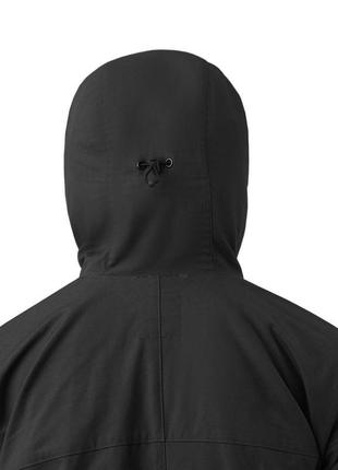 Оригінальна тактична куртка helikon sas smock jacket - black10 фото