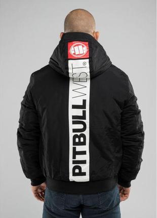 Оригінальна зимова чоловіча куртка pitbull cabrillo black2 фото