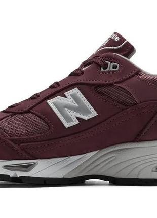 Оригінальні жіночі кросівки new balance 991 made in uk (w991bbl)2 фото