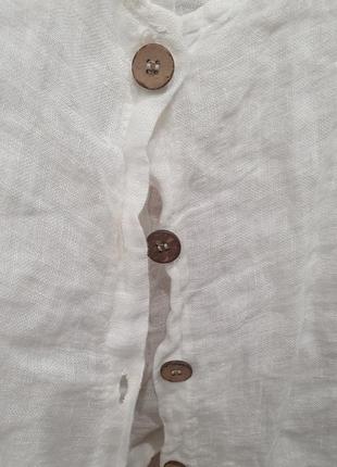 Стильный льняной костюм блуза и юбка2 фото