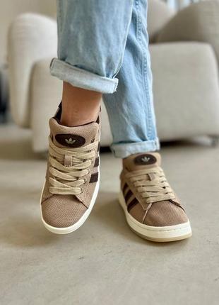 Кросівки adidas campus 00s brown, жіночі кросівки, чоловічі кросівки, адідас кампус6 фото