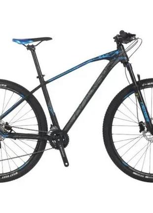 Велосипед crosser 29″ lava (2*9) рама 18, чорно-синій black-blue