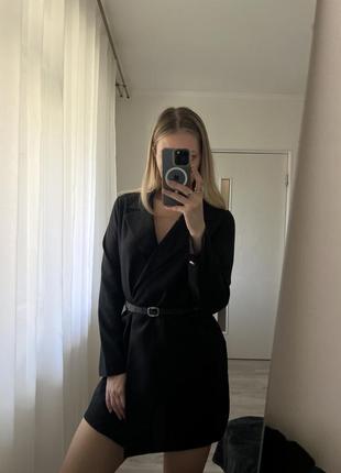 Чорна сукня- піджак2 фото