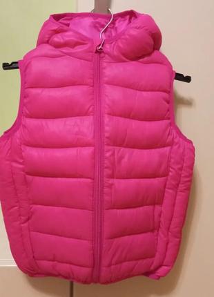 Безрукавка жилетка детская для девочки. разм 110