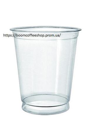 Рет стакани пластикові 300 мл з купольною кришкою з отвором (к...2 фото