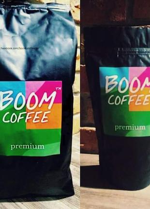 Кава в зернах boomcoffee premium арабіка 90/10 робуста вага — ...