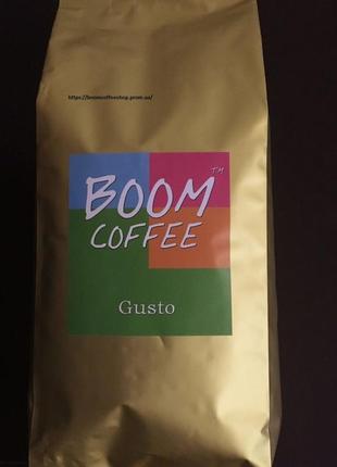 Boomcoffee кава в зернах (gusto 30/70) — вага 1000 г