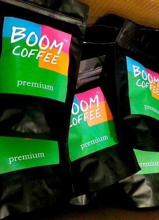 Кава в зернах boomcoffee premium арабіка 90/10 робуста вага — ...